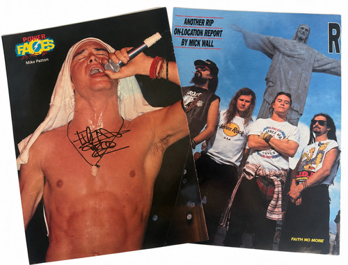 Mike patton real hand signed - real,